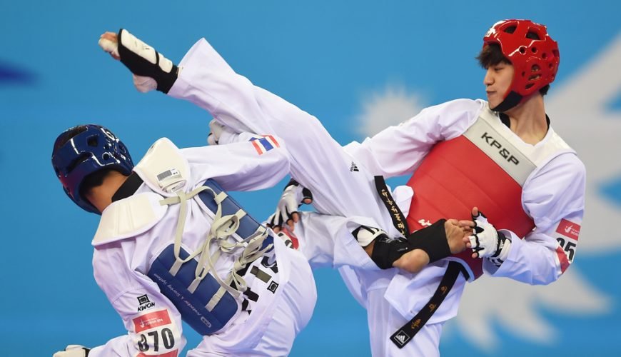Le taekwondo est le sport national en Corée du Sud