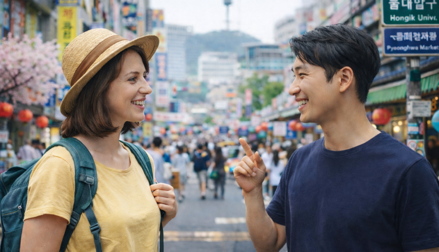 Voyager en Corée du Sud sans parler coréen : est-ce possible ?