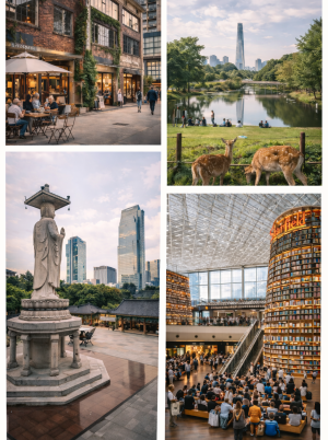 Seongsu - Seoul Forest Bongeunsa - Starfield Library