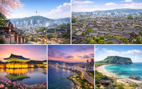 itinéraire Séoul - Jeonju - Gyeongju - Busan