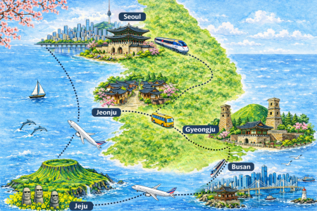 Circuit 2 semaines en Corée du Sud : itinéraire idéal