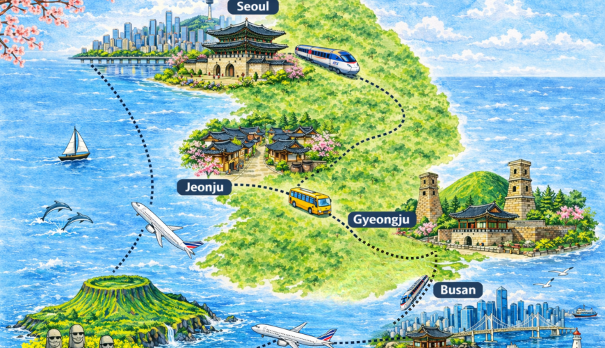 Circuit 2 semaines en Corée du Sud : itinéraire idéal