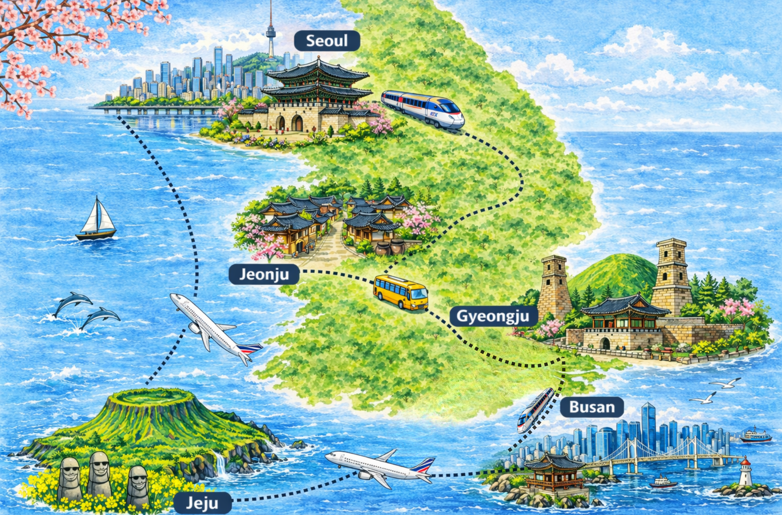 Circuit 2 semaines en Corée du Sud : itinéraire idéal