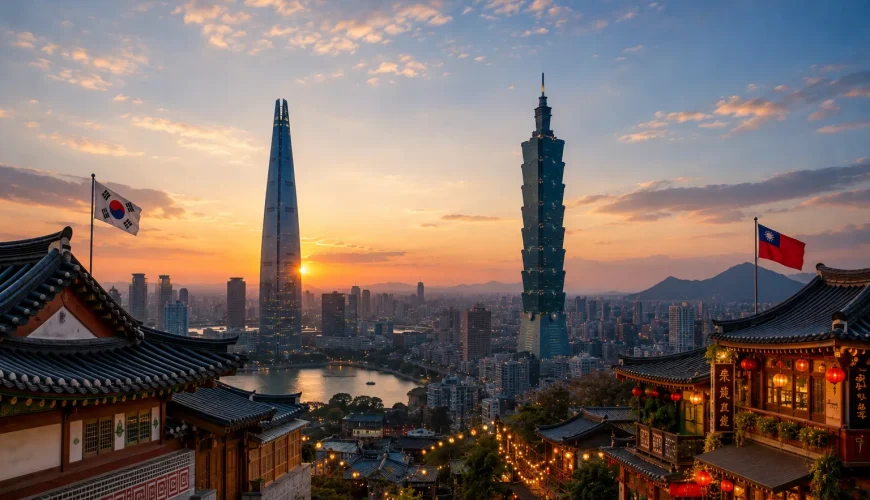 Voyage combiné Corée du Sud – Taïwan : l’itinéraire asiatique le plus fascinant à faire en 2026