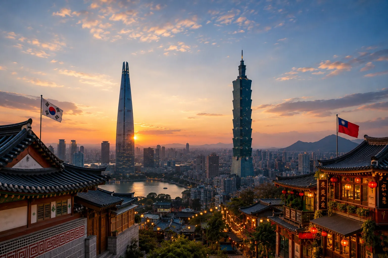 Voyage combiné Corée du Sud – Taïwan : l’itinéraire asiatique le plus fascinant à faire en 2026