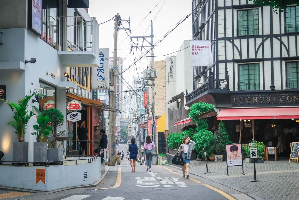 Séoul - Gangnam - Garosu-gil - Rue-voyage