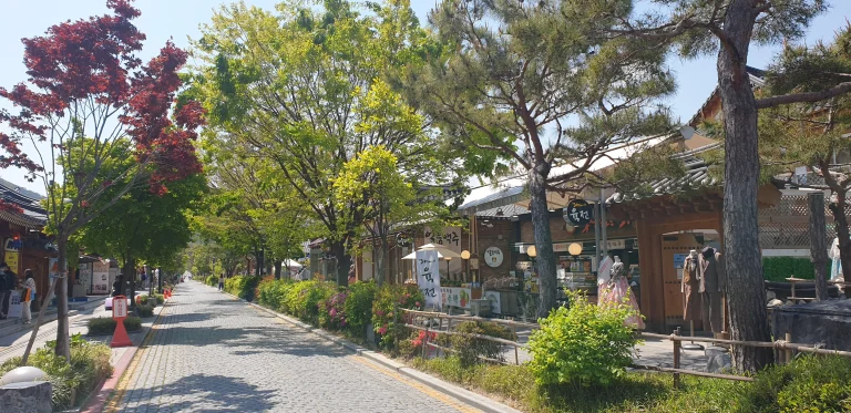 les rues de Jeonju