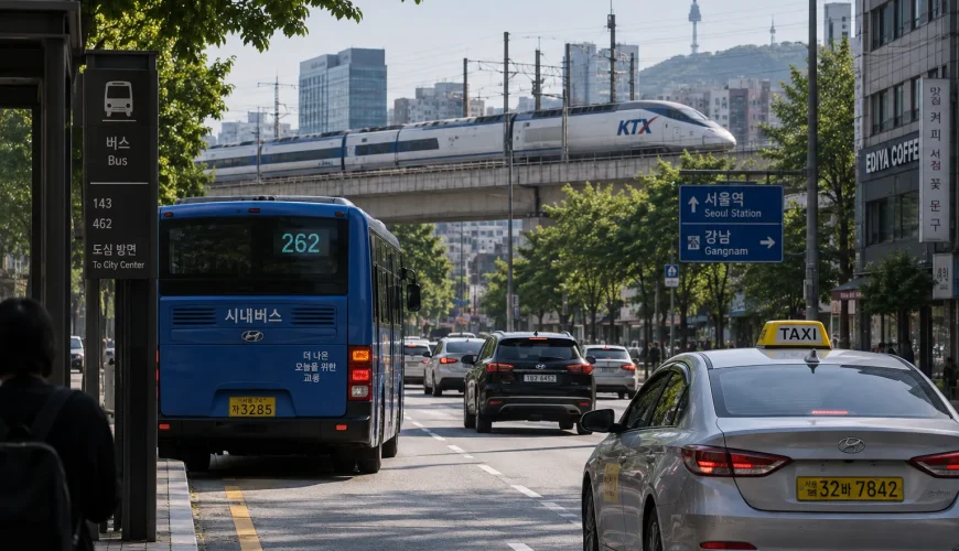 transports en Corée